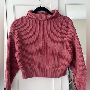 Aritzia Dusty Rose Turtleneck Sweater